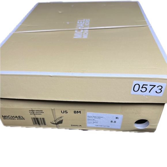 SB25 NIB MICHAEL Michael Kors Women’s Annie Wedge Espadrille shoes Size 8. - Picture 11 of 13